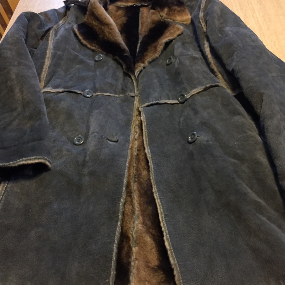 Marvin Richards Blue and Brown Women's Coat